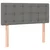 vidaXL Box spring postelja z vzmetnico temno siva 80x200 cm blago