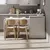 Hanah Home 2784 kuhinjski sto s policama 160 × 85 × 60 cm, bela