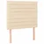 Krevet box spring s madracem LED krem 90x190 cm od tkanine