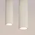 Sollux SL.1593 - Luster na sajli KARBON 2xGU10/10W/230V krem boje