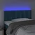 LED uzglavlje tamnoplavo 80 x 5 x 78/88 cm baršunasto