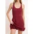 Trendyol Milla Ženska haljina Thmss23El00006, Bordo