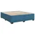 Vidaxl Box spring postelja z vzmetnico modra 180x200 cm žamet