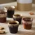 Temno rjava skodelica iz kamenine 190 ml Poterie – Casafina