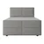 Livetastic BOXSPRING POSTELJA 120 cm  x 200 cm , les, kovina, umetna masa, tekstil srebrne barve