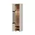 Jela Jagodina Vitrina V50-2KS/AI Air, 50x202x41 cm, Bela