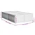 Vidaxl Posteljni okvir brez vzmetnice siv 120x190 cm blago