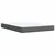 Vidaxl Box spring postelja z vzmetnico temno siva 140x200 cm blago
