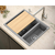 granitni umivalnik Logan 150 Grey Metallic