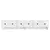 TV ormar s ladicama Bijela visokog sjaja 147 x 34,5 x 30 cm