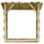 Pergole s krovom 4 kom 100 x 90 x 100 cm impregnirana borovina