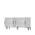 Hanah Home Konzolni sto Ressi, 150x75x35 cm, Beli