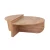 Hanah Home Klub sto-set Orion, 90x60x30, 85x30x35cm, 2 komada, Braon
