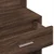 Vidaxl Toaletna mizica z omarico rjava hrast 80x35x132 cm