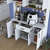 Hanah Home Komoda JE177 3423, 120x184.2x40 cm, Bela