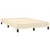 vidaXL Box spring postelja z vzmetnico krem 120x190 cm blago
