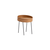 Hanah home Klub sto Ilo 40x60??x40cm Bež-Smeđe