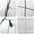 Staklenik s okvirom 160 x 200 x 192,5 cm PVC *Transparent*an