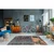 Kayoom RAVNO TKANA PREPROGA Blaze 500 Multi / Blau   115/170 cm   modra, večbarvno