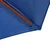 Suncobran s drvenim stupom 300 x 258 cm plavi