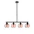 Opviq Luster Benek-15-14433, 80x15x80cm, IP20, Crno-rozi