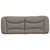 Vidaxl Blazina za vzglavje Hvar taupe 120 cm blago