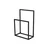 Hanah Home Stalak za garderobu Ged-032, 25x60x90 cm, Crni