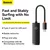 USB-C v Ethernet adapter Baseus WKQX do 100 Mbps - črn