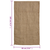 Jutene vreće 30 kom 60 x 105 cm 100 % juta 340 g/m2