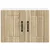 Vidaxl Omarica na steni LUCCA Sonoma hrast 60 x 31 x 40 cm