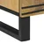Vidaxl Strani šal s predalom Rjava 60 x 33.5 x 75 cm Trden mangov les