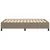 Vidaxl Posteljni okvir brez vzmetnice taupe 120x200 cm blago