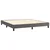 Vidaxl Box spring postelja z vzmetnico siv 160x200 cm umetno usnje