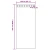 vidaXL Voile zavese z vponkami 2 kosa roza 140x225 cm