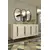 HANAH HOME Komoda Rany 150 White Silver