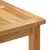 Vidaxl Barska miza Naravna 150 x 75 x 105 cm Trden tikov les