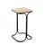 Hanah Home Klub sto 30x52x30cm Crno-Bež