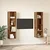 vidaXL Komplet TV omaric 2 pcs Rjava 37 x 37 x 142.5 cm