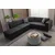 Atelier del Sofa Ugaona garnitura na razvlačenje West Left, 230 x 285 cm, Antracit