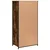 Visoka komoda boja hrasta 62 x 36 x 121,5 cm konstruirano drvo