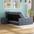 Boxspring Krevet Josie C 160/200 cm , plavo-siva