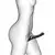 strap-on-me Multi Orgasm Strap-On Vibrator with Licking Stimulator Black M