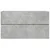 Ormarić za umivaonik boja betona 90x38,5x45cm konstruirano drvo