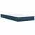 Vidaxl Box spring postelja z vzmetnico temno moder 90x190 cm žamet