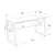 Hanah Home Radni sto Lona, 120x72,8x60 cm, Maslina-crni