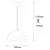 Opviq Luster Sivani-MR-717, 111cm, 30 cm