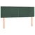 Vidaxl Box spring postelja z vzmetnico temno zelena 140x200 cm žamet