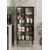 Hanah Home višenamenski ormarić Deneb, 70 cm, sivi