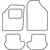 Textile car mats Ford Ka 2004-2009