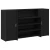 Recepcijski stol Crni hrast 180x50x103,5 cm Inženirsko drvo